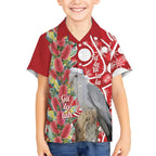 Blue Galah Mutation Christmas Australia Hawaiian Shirt Falalalala Galalah Bottlebrush Red Aboriginal Art - Aussie Hoodie