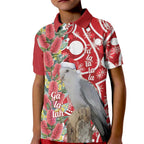 Blue Galah Mutation Christmas Australia Kid Polo Shirt Falalalala Galalah Bottlebrush Red Aboriginal Art - Aussie Hoodie