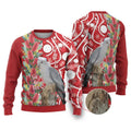 Blue Galah Mutation Christmas Australia Ugly Christmas Sweater Falalalala Galalah Bottlebrush Red Aboriginal Art - Aussie Hoodie