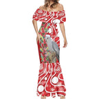 Blue Galah Mutation Christmas Australia Mermaid Dress Falalalala Galalah Bottlebrush Red Aboriginal Art - Aussie Hoodie