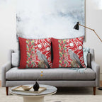 Blue Galah Mutation Christmas Australia Pillow Cover Falalalala Galalah Bottlebrush Red Aboriginal Art - Aussie Hoodie