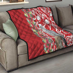 Blue Galah Mutation Christmas Australia Quilt Falalalala Galalah Bottlebrush Red Aboriginal Art - Aussie Hoodie