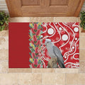 Blue Galah Mutation Christmas Australia Rubber Doormat Falalalala Galalah Bottlebrush Red Aboriginal Art - Aussie Hoodie