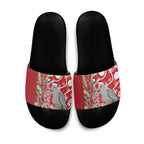 Blue Galah Mutation Christmas Australia Slide Sandals Falalalala Galalah Bottlebrush Red Aboriginal Art - Aussie Hoodie