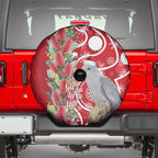 Blue Galah Mutation Christmas Australia Spare Tire Cover Falalalala Galalah Bottlebrush Red Aboriginal Art - Aussie Hoodie