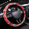 Blue Galah Mutation Christmas Australia Steering Wheel Cover Falalalala Galalah Bottlebrush Red Aboriginal Art - Aussie Hoodie