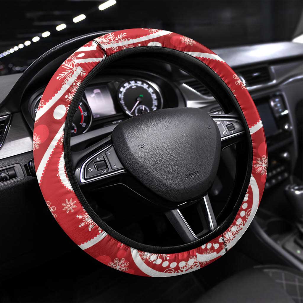 Blue Galah Mutation Christmas Australia Steering Wheel Cover Falalalala Galalah Bottlebrush Red Aboriginal Art - Aussie Hoodie