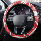 Blue Galah Mutation Christmas Australia Steering Wheel Cover Falalalala Galalah Bottlebrush Red Aboriginal Art - Aussie Hoodie