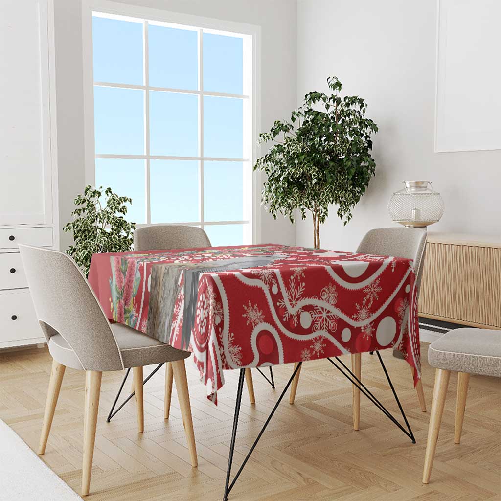 Blue Galah Mutation Christmas Australia Tablecloth Falalalala Galalah Bottlebrush Red Aboriginal Art - Aussie Hoodie