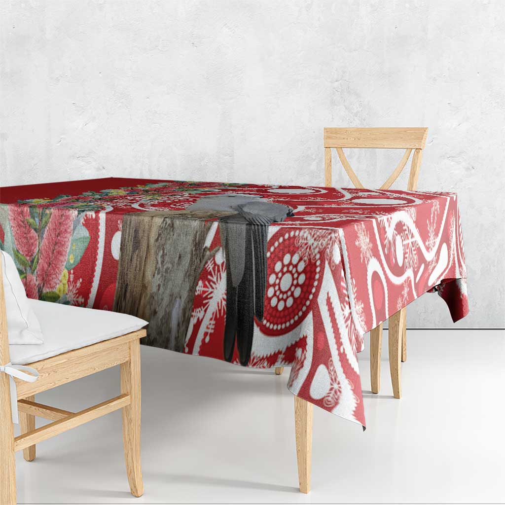 Blue Galah Mutation Christmas Australia Tablecloth Falalalala Galalah Bottlebrush Red Aboriginal Art - Aussie Hoodie