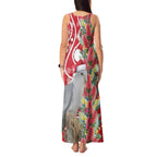 Blue Galah Mutation Christmas Australia Tank Maxi Dress Falalalala Galalah Bottlebrush Red Aboriginal Art - Aussie Hoodie