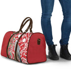 Blue Galah Mutation Christmas Australia Travel Bag Falalalala Galalah Bottlebrush Red Aboriginal Art - Aussie Hoodie