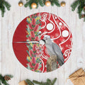 Blue Galah Mutation Christmas Australia Tree Skirt Falalalala Galalah Bottlebrush Red Aboriginal Art - Aussie Hoodie