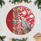 Blue Galah Mutation Christmas Australia Tree Skirt Falalalala Galalah Bottlebrush Red Aboriginal Art - Aussie Hoodie