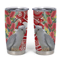 Blue Galah Mutation Christmas Australia Tumbler Cup Falalalala Galalah Bottlebrush Red Aboriginal Art - Aussie Hoodie