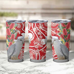 Blue Galah Mutation Christmas Australia Tumbler Cup Falalalala Galalah Bottlebrush Red Aboriginal Art - Aussie Hoodie