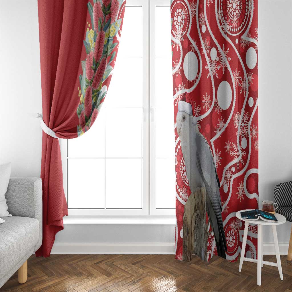 Blue Galah Mutation Christmas Australia Window Curtain Falalalala Galalah Bottlebrush Red Aboriginal Art - Aussie Hoodie