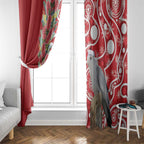 Blue Galah Mutation Christmas Australia Window Curtain Falalalala Galalah Bottlebrush Red Aboriginal Art - Aussie Hoodie