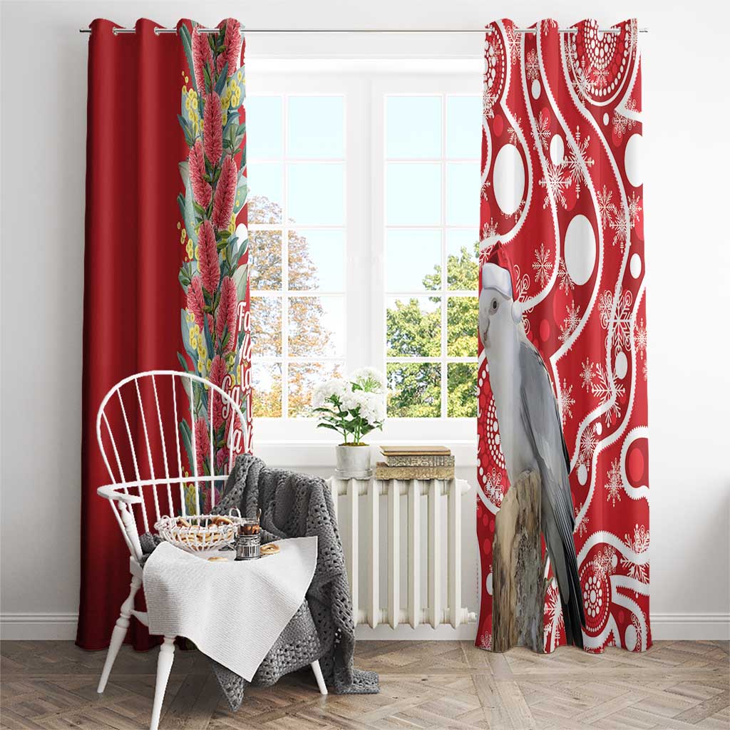 Blue Galah Mutation Christmas Australia Window Curtain Falalalala Galalah Bottlebrush Red Aboriginal Art - Aussie Hoodie