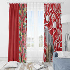 Blue Galah Mutation Christmas Australia Window Curtain Falalalala Galalah Bottlebrush Red Aboriginal Art - Aussie Hoodie
