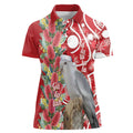 Blue Galah Mutation Christmas Australia Women Polo Shirt Falalalala Galalah Bottlebrush Red Aboriginal Art - Aussie Hoodie