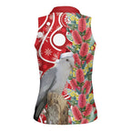 Blue Galah Mutation Christmas Australia Women Sleeveless Polo Shirt Falalalala Galalah Bottlebrush Red Aboriginal Art - Aussie Hoodie