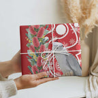 Blue Galah Mutation Christmas Australia Wrapping Paper Falalalala Galalah Bottlebrush Red Aboriginal Art - Aussie Hoodie