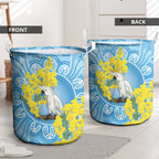 World Diabetes Day Australia Laundry Basket Yellow-crested Cockatoo Golden Wattle Aboriginal - Aussie Hoodie
