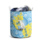 World Diabetes Day Australia Laundry Basket Yellow-crested Cockatoo Golden Wattle Aboriginal - Aussie Hoodie