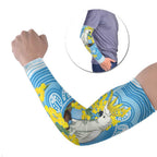 World Diabetes Day Australia Arm Sleeves Yellow-crested Cockatoo Golden Wattle Aboriginal - Aussie Hoodie