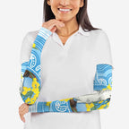 World Diabetes Day Australia Arm Sleeves Yellow-crested Cockatoo Golden Wattle Aboriginal - Aussie Hoodie