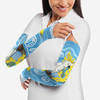 World Diabetes Day Australia Arm Sleeves Yellow-crested Cockatoo Golden Wattle Aboriginal - Aussie Hoodie