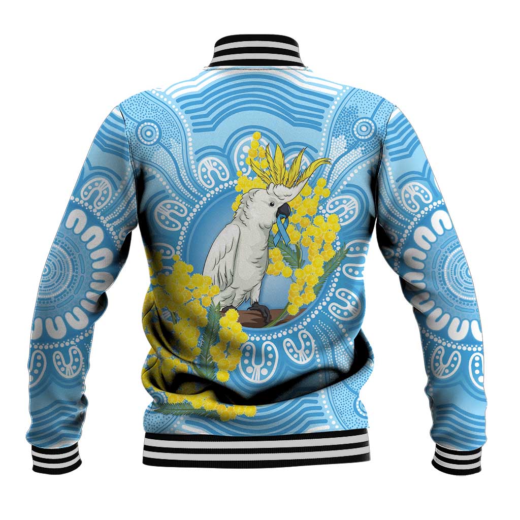 World Diabetes Day Australia Baseball Jacket Yellow-crested Cockatoo Golden Wattle Aboriginal - Aussie Hoodie