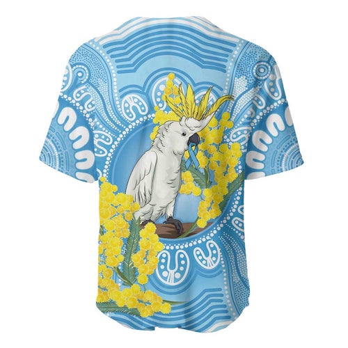World Diabetes Day Australia Baseball Jersey Yellow-crested Cockatoo Golden Wattle Aboriginal - Aussie Hoodie
