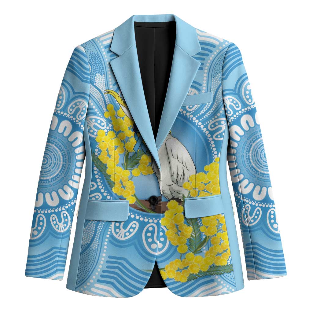 World Diabetes Day Australia Blazer Yellow-crested Cockatoo Golden Wattle Aboriginal - Aussie Hoodie