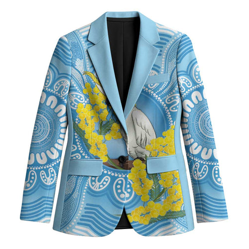 World Diabetes Day Australia Blazer Yellow-crested Cockatoo Golden Wattle Aboriginal - Aussie Hoodie