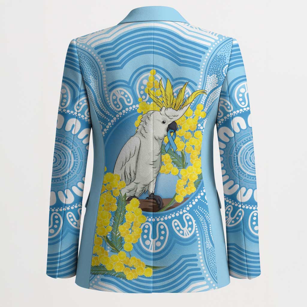 World Diabetes Day Australia Blazer Yellow-crested Cockatoo Golden Wattle Aboriginal - Aussie Hoodie
