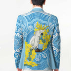 World Diabetes Day Australia Blazer Yellow-crested Cockatoo Golden Wattle Aboriginal - Aussie Hoodie