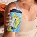 World Diabetes Day Australia 4 in 1 Can Cooler Tumbler Yellow-crested Cockatoo Golden Wattle Aboriginal - Aussie Hoodie