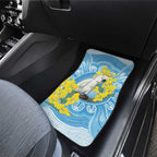 World Diabetes Day Australia Car Mats Yellow-crested Cockatoo Golden Wattle Aboriginal - Aussie Hoodie