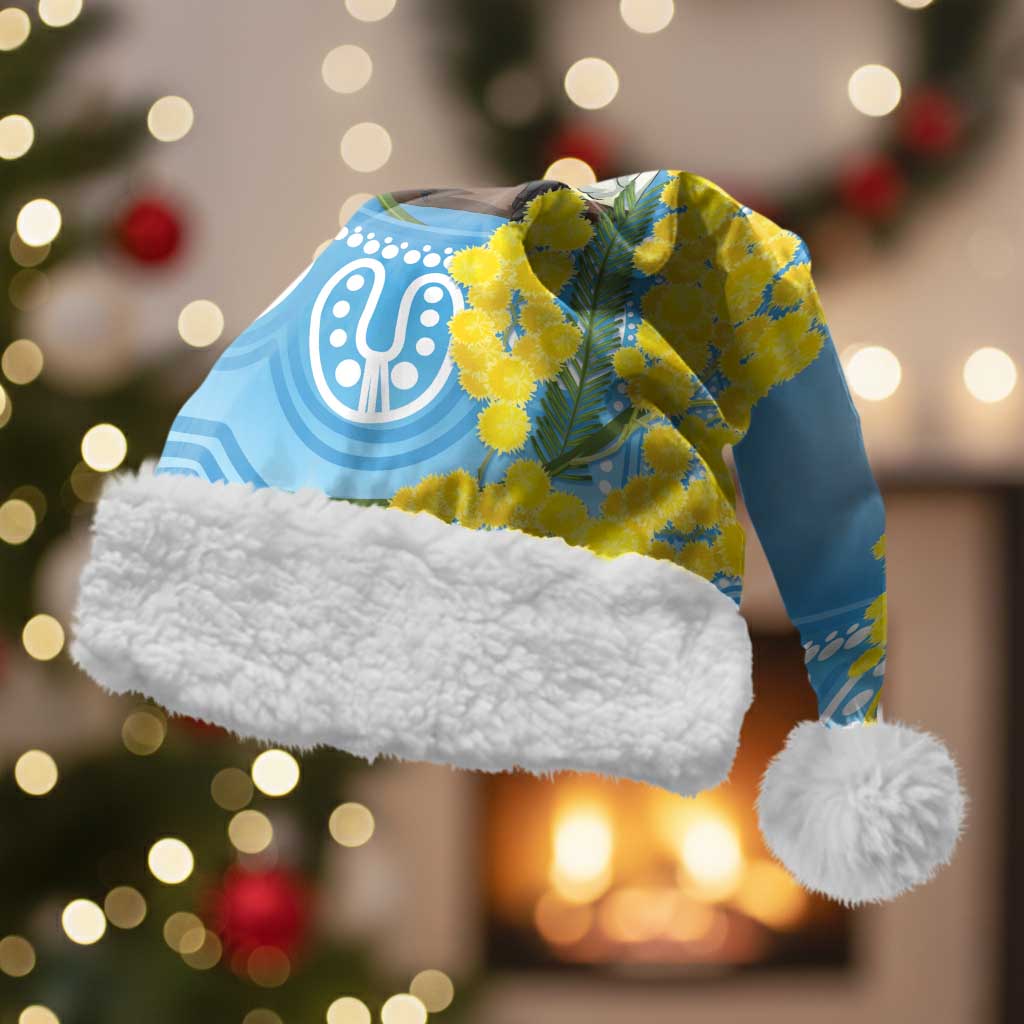 World Diabetes Day Australia Christmas Santa Hat Yellow-crested Cockatoo Golden Wattle Aboriginal - Aussie Hoodie