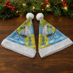 World Diabetes Day Australia Christmas Santa Hat Yellow-crested Cockatoo Golden Wattle Aboriginal - Aussie Hoodie