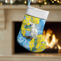 World Diabetes Day Australia Christmas Stocking Yellow-crested Cockatoo Golden Wattle Aboriginal - Aussie Hoodie