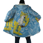 World Diabetes Day Australia Cloak Yellow-crested Cockatoo Golden Wattle Aboriginal - Aussie Hoodie