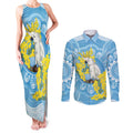 World Diabetes Day Australia Couples Matching Tank Maxi Dress and Long Sleeve Button Shirt Yellow-crested Cockatoo Golden Wattle Aboriginal - Aussie Hoodie