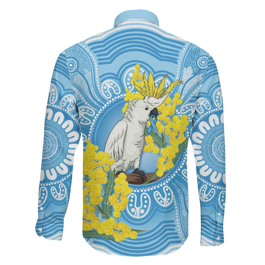 World Diabetes Day Australia Family Matching Long Sleeve Bodycon Dress and Hawaiian Shirt Yellow-crested Cockatoo Golden Wattle Aboriginal - Aussie Hoodie