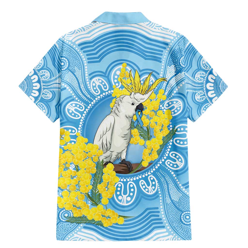 World Diabetes Day Australia Family Matching Mermaid Dress and Hawaiian Shirt Yellow-crested Cockatoo Golden Wattle Aboriginal - Aussie Hoodie