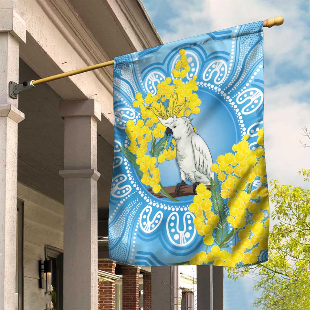 World Diabetes Day Australia Garden Flag Yellow-crested Cockatoo Golden Wattle Aboriginal - Aussie Hoodie