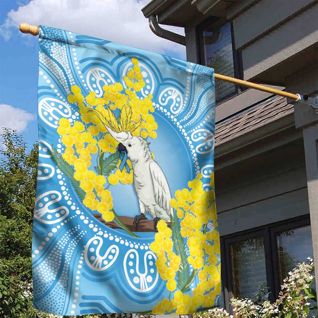 World Diabetes Day Australia Garden Flag Yellow-crested Cockatoo Golden Wattle Aboriginal - Aussie Hoodie