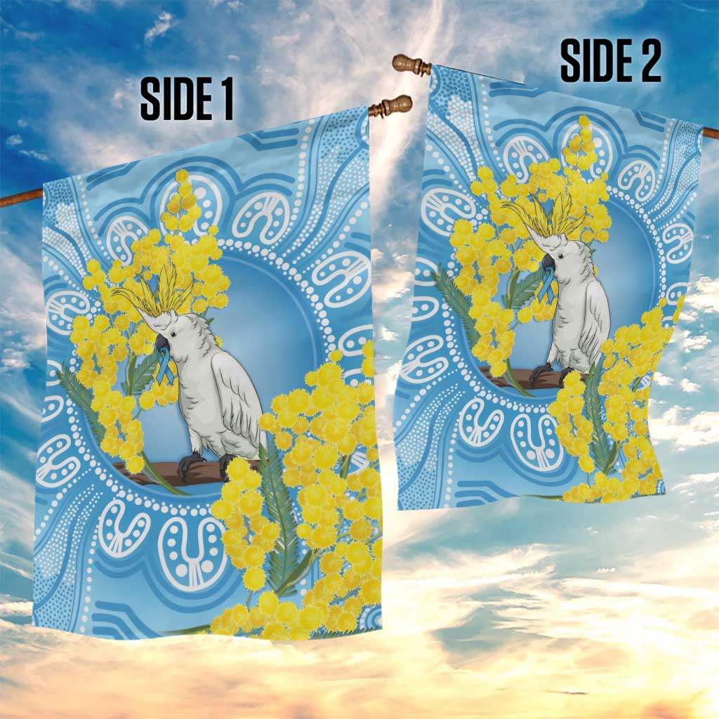 World Diabetes Day Australia Garden Flag Yellow-crested Cockatoo Golden Wattle Aboriginal - Aussie Hoodie